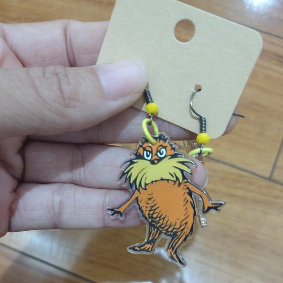 THE LORAX EARRINGS! - Picture 1 of 2
